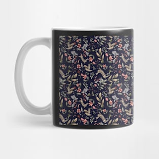 Tropical Flower Pattern Mug